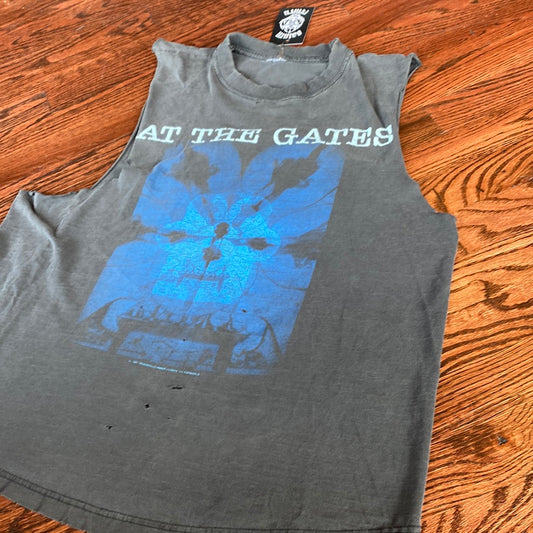 Vintage 1993 At The Gates “With Fear I Kiss The Burning Darkness” Album Cover Cut-Off Sleeveless Shirt