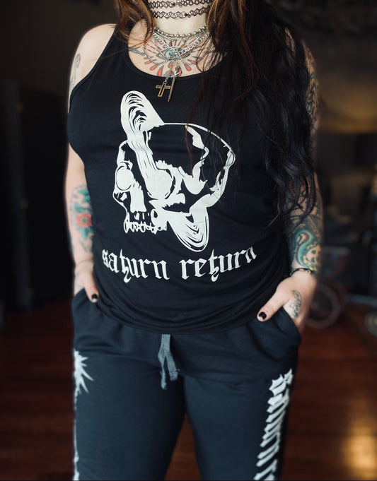 Saturn Skull Tank Top