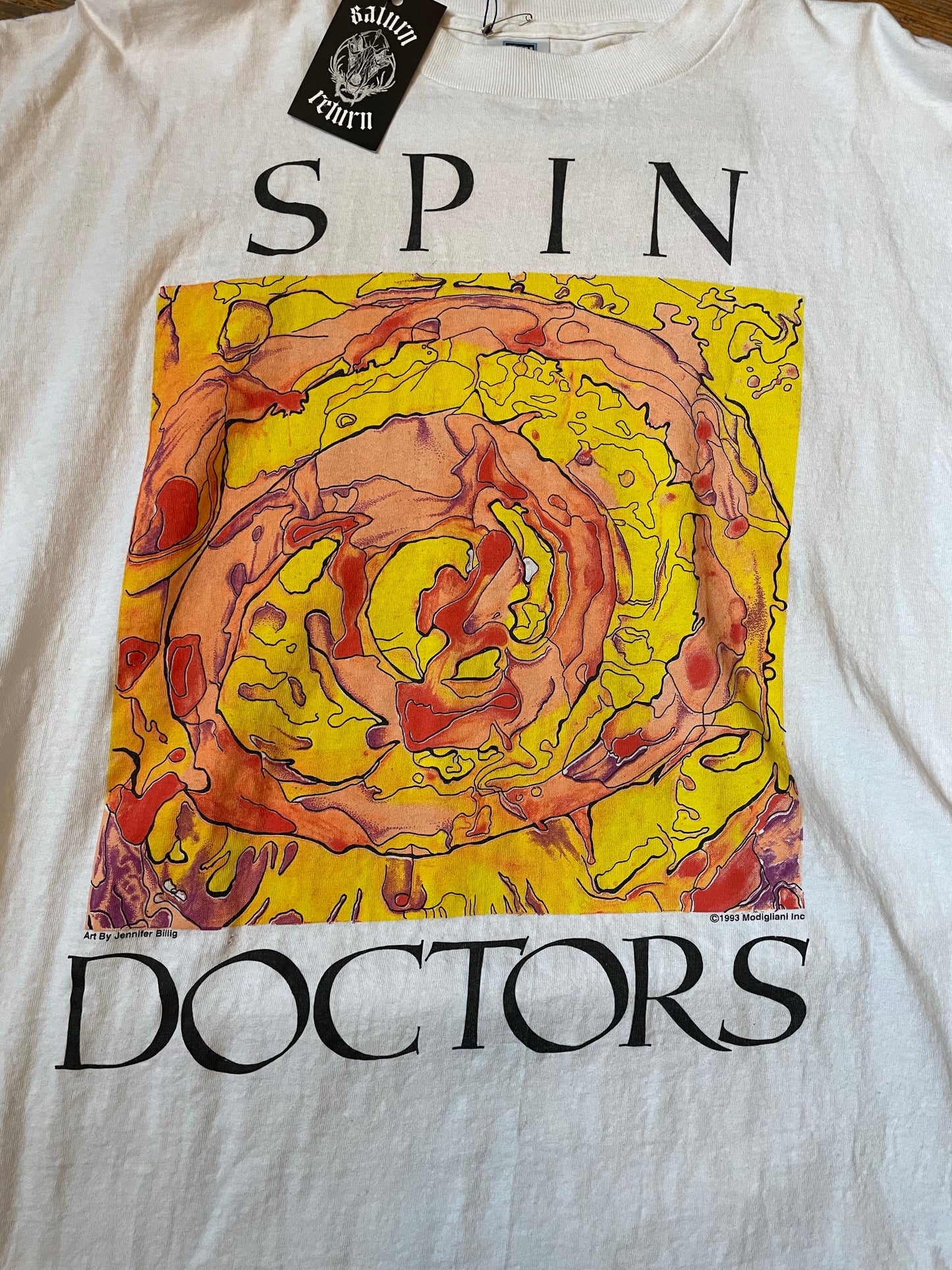 Vintage 1993 Spin Doctors Summer Tour T-Shirt