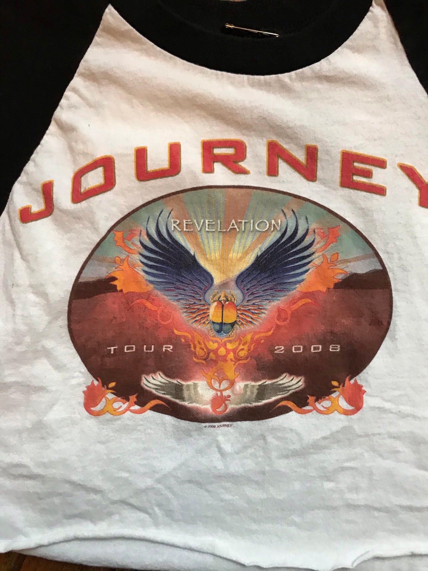 Journey 2008 Cropped Tour Shirt