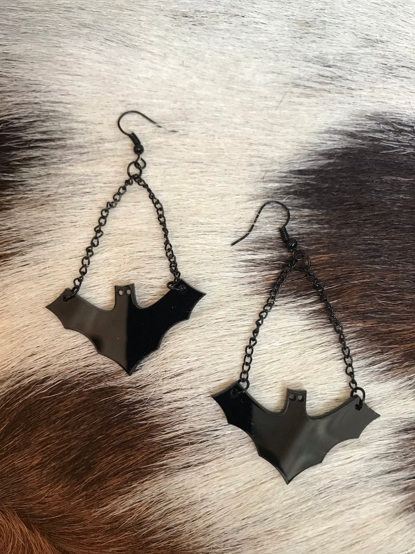 Bat Outta Hell Dangle Earrings