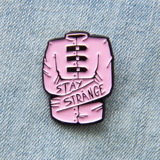 Ectogasm “Stay Strange” Enamel Pin
