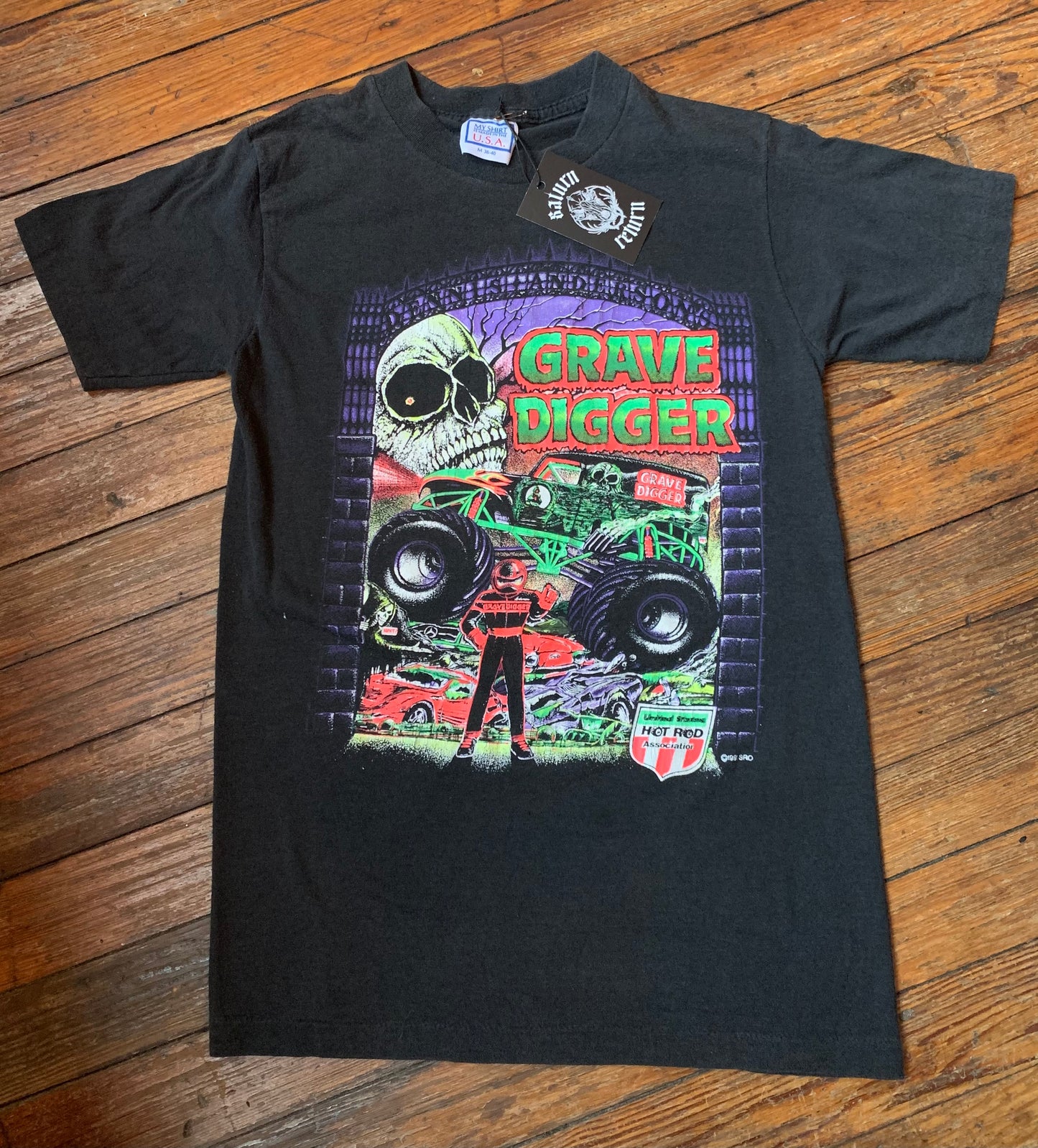Vintage 1991 Grave Digger Monster Truck T-Shirt
