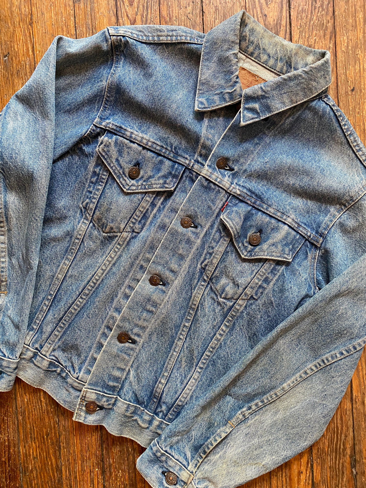 Vintage levis denim jacket deals
