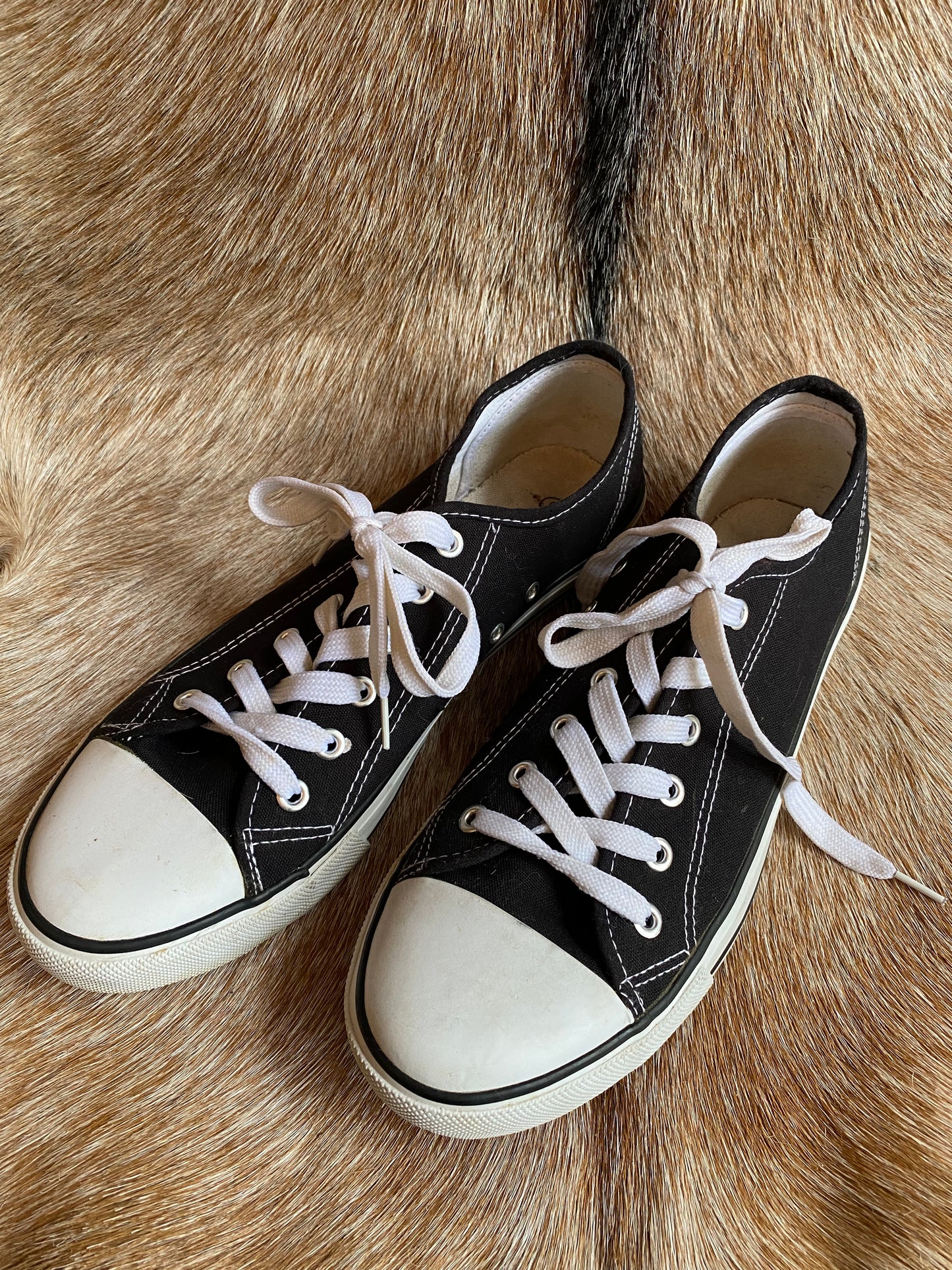 Classic Black & White Converse Low Top Sneakers