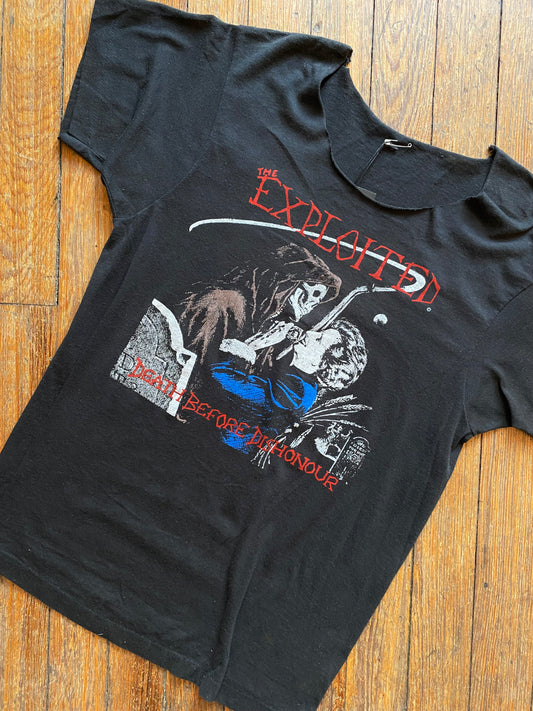 Vintage 1988 The Exploited Bootleg Tour T-Shirt