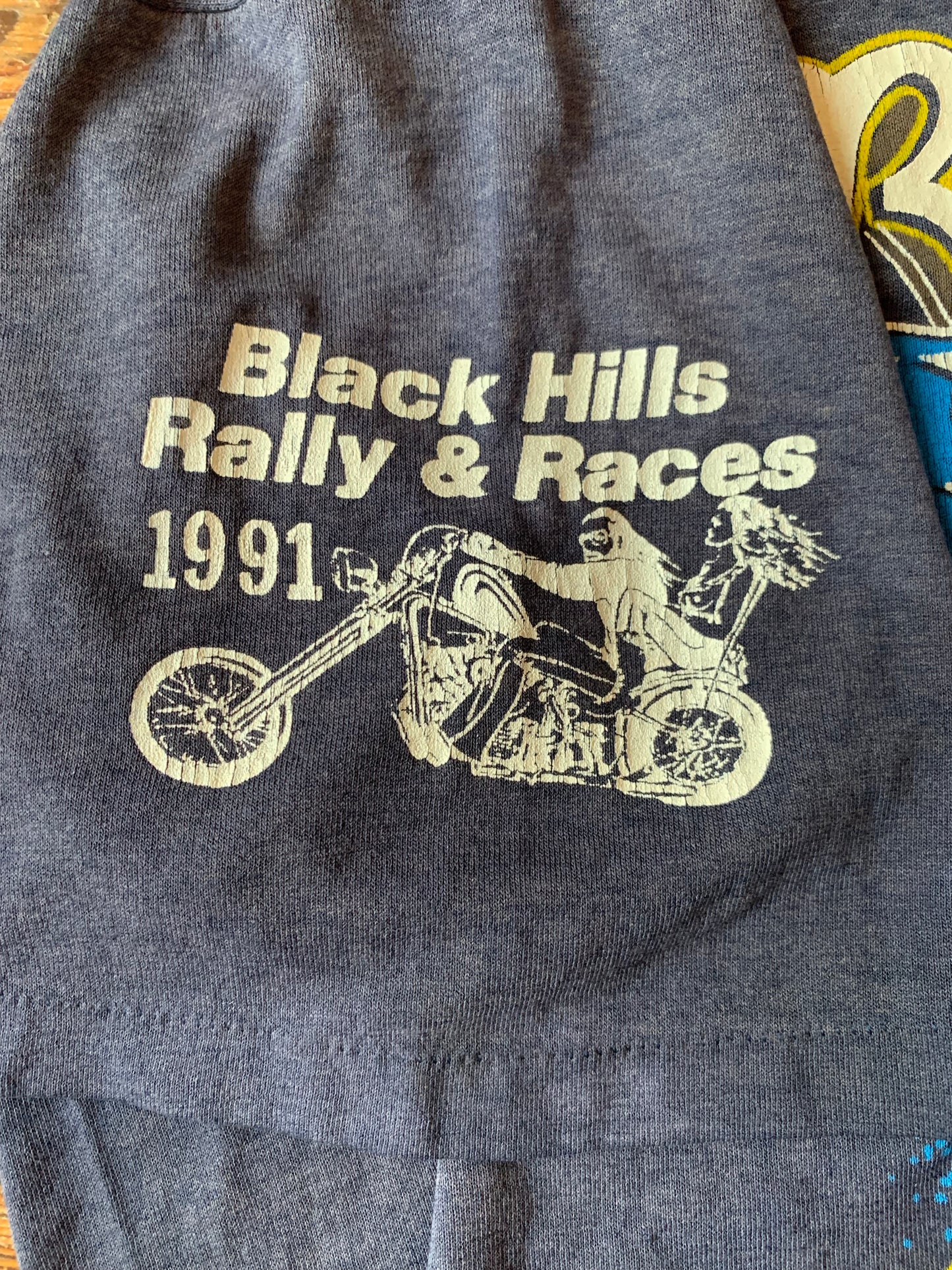 Vintage 1991 51st Annual Sturgis Black Hills Rally Tee