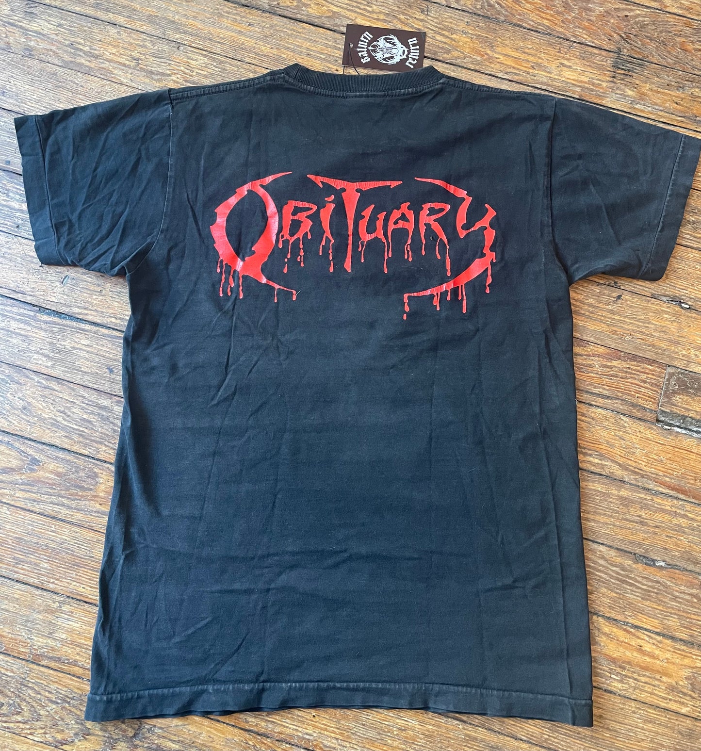 Vintage 90’s Obituary Cause of Death T-Shirt