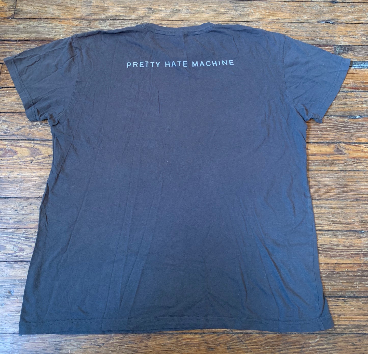 Reprint Grey Nine Inch Nails Pretty Hate Machine T-Shirt