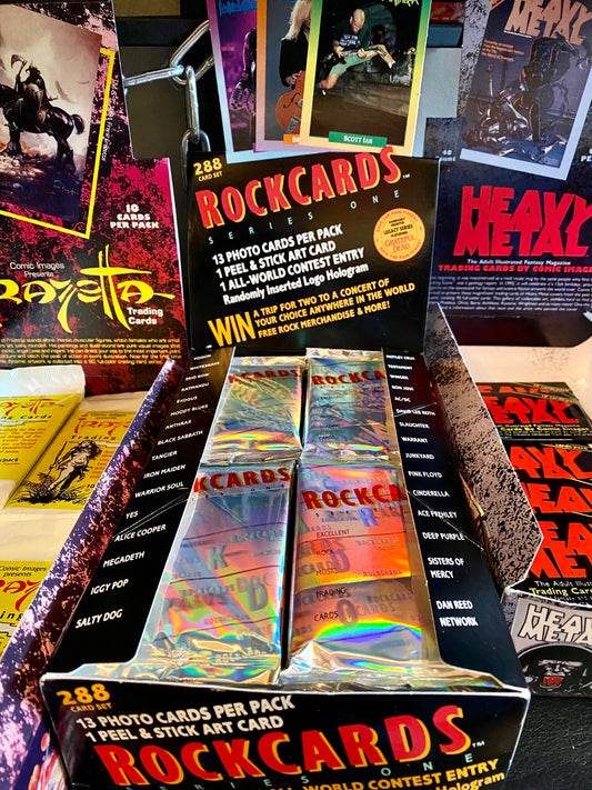 Vintage 1991 Rock Cards Trading Cards