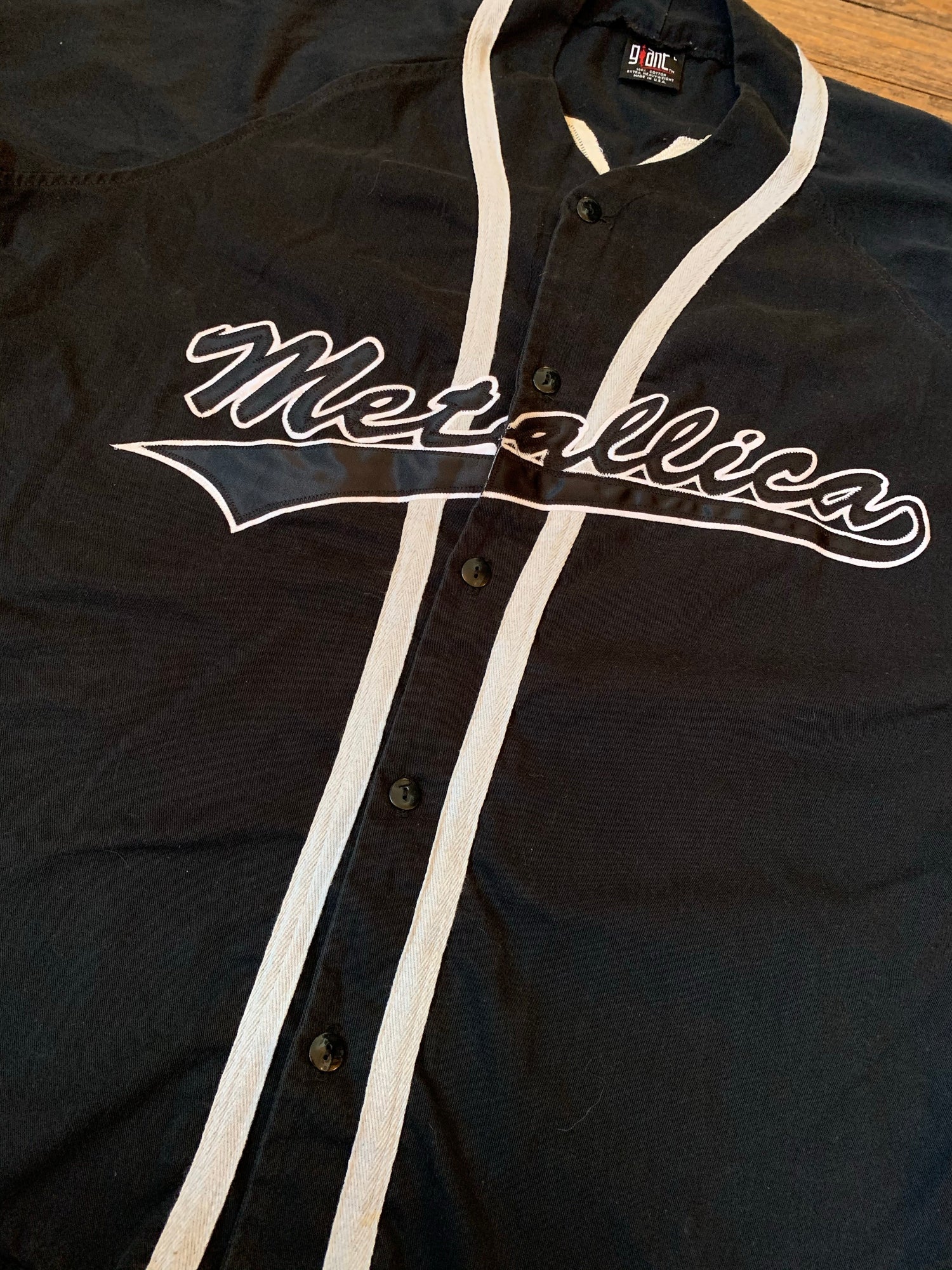 metallica baseball jersey