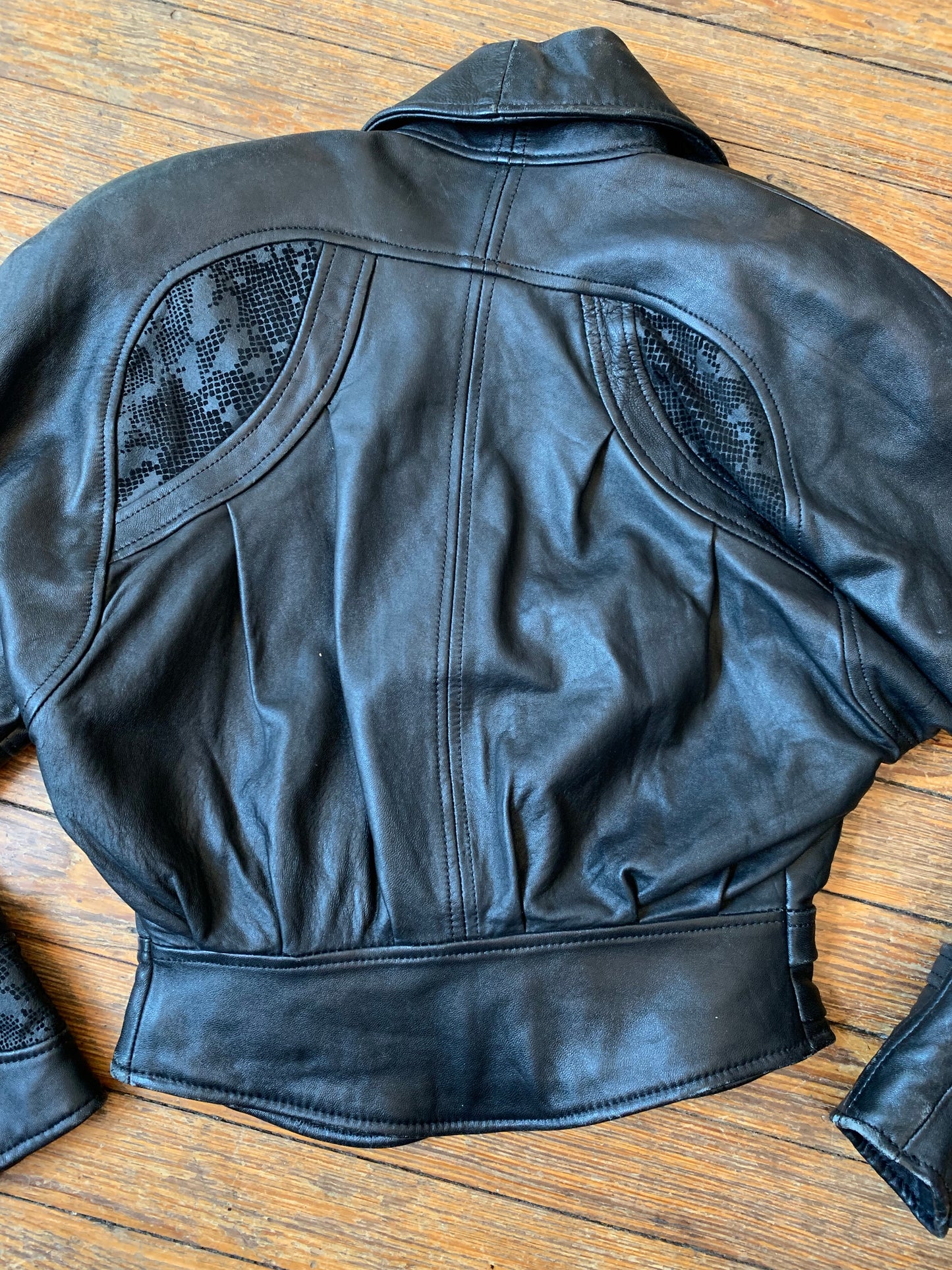Vintage 80’s Soft Cropped Leather Jacket