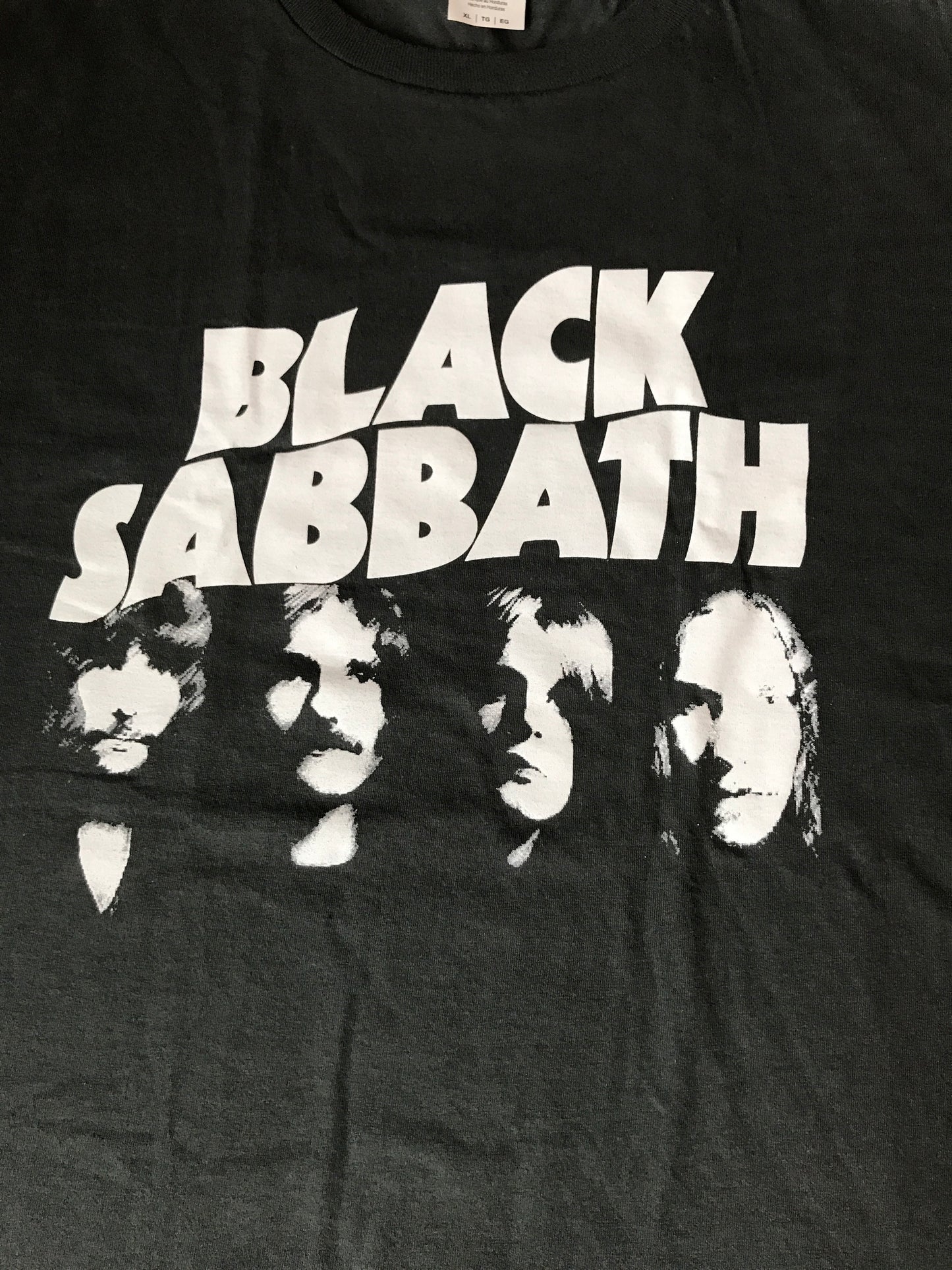 New Dark Grey Black Sabbath Tee