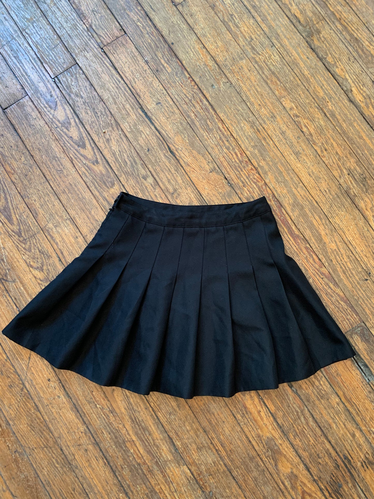 Black Mini Tennis Skirt