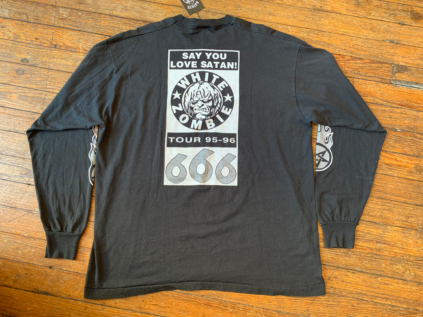 Vintage ‘95-‘96 White Zombie Say You Love Satan Tour Long Sleeve Shirt