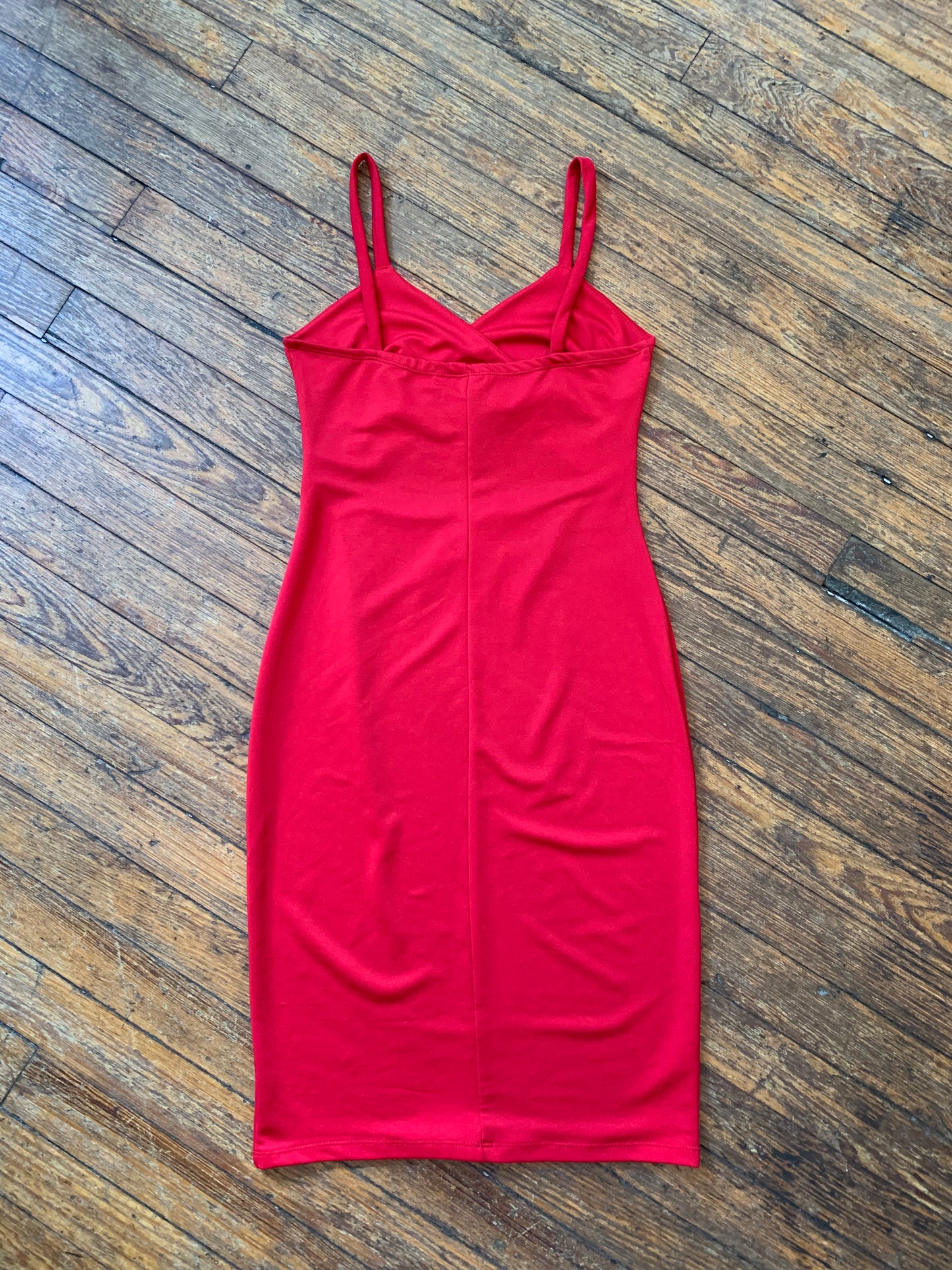 Vintage Red Cross Top Bodycon Dress