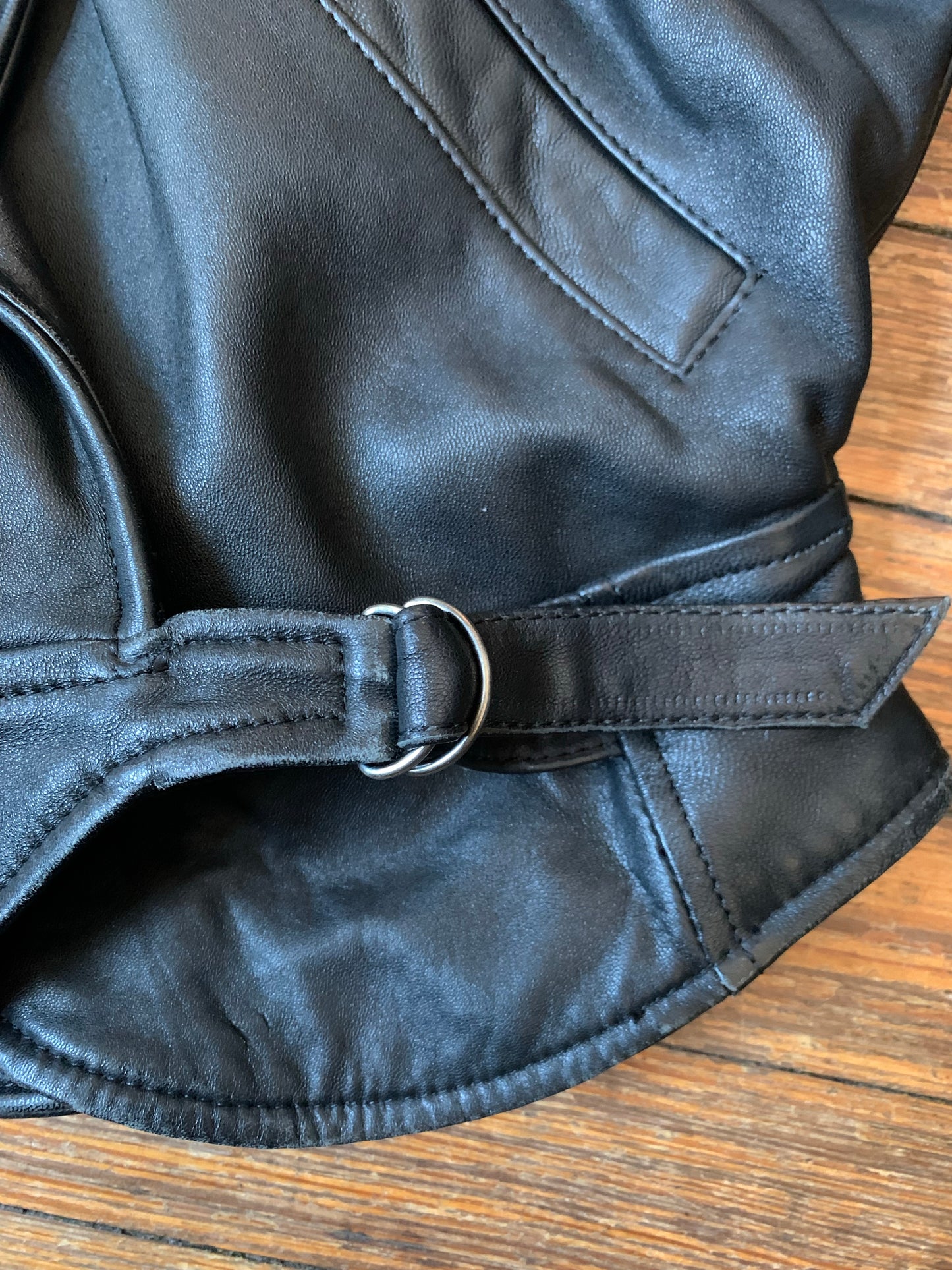 Vintage 80’s Soft Cropped Leather Jacket
