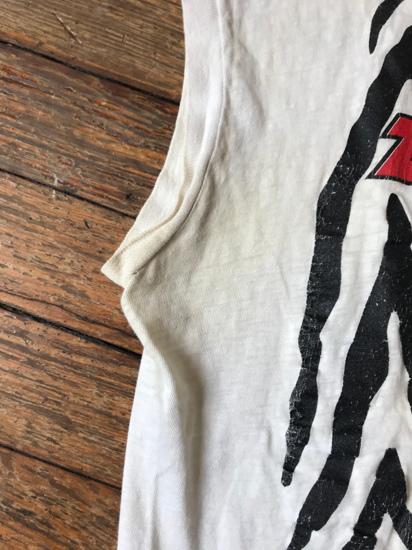 Vintage 1984-85 Zebra Official Band Muscle T-Shirt