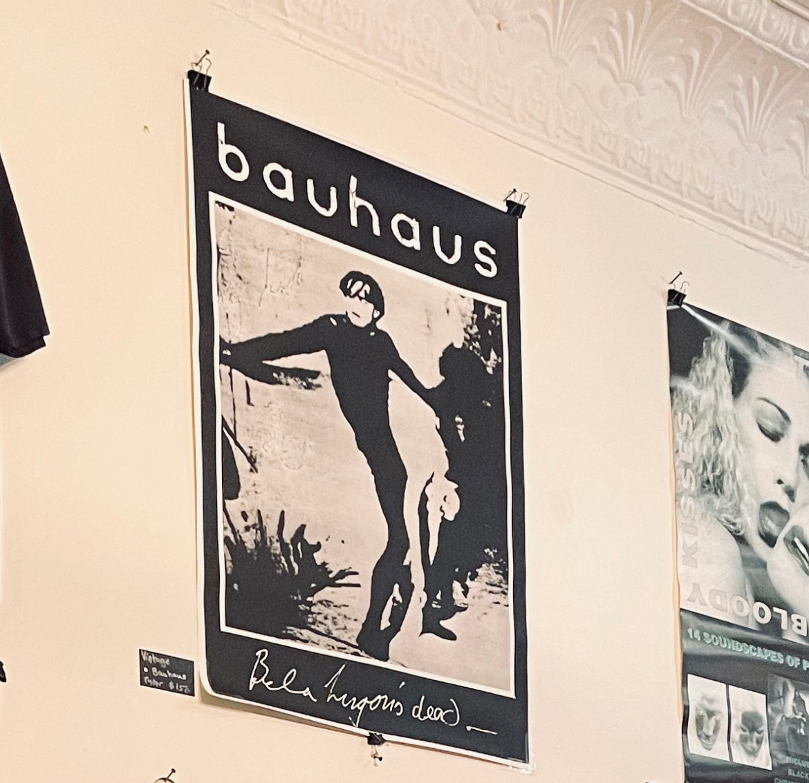 Vintage Bauhaus Bela Lugosi’s Dead Poster