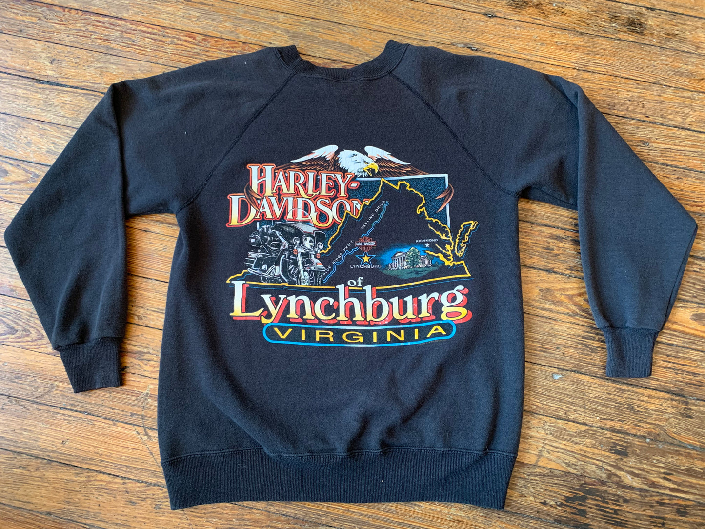 Vintage Harley-Davidson Lynchburg Virginia Sweatshirt