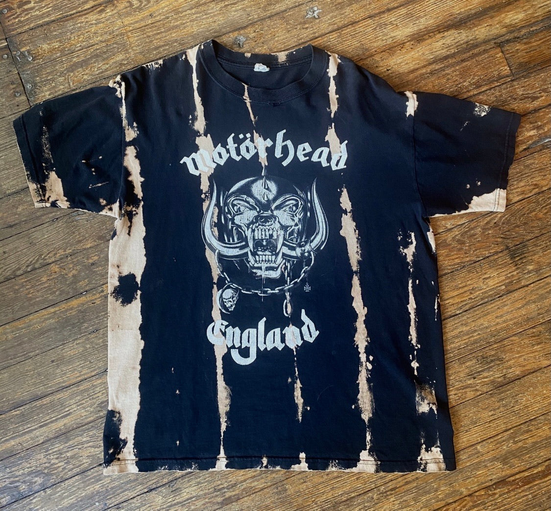 2009 Motörhead Tour Bleach Tie Dye T-Shirt
