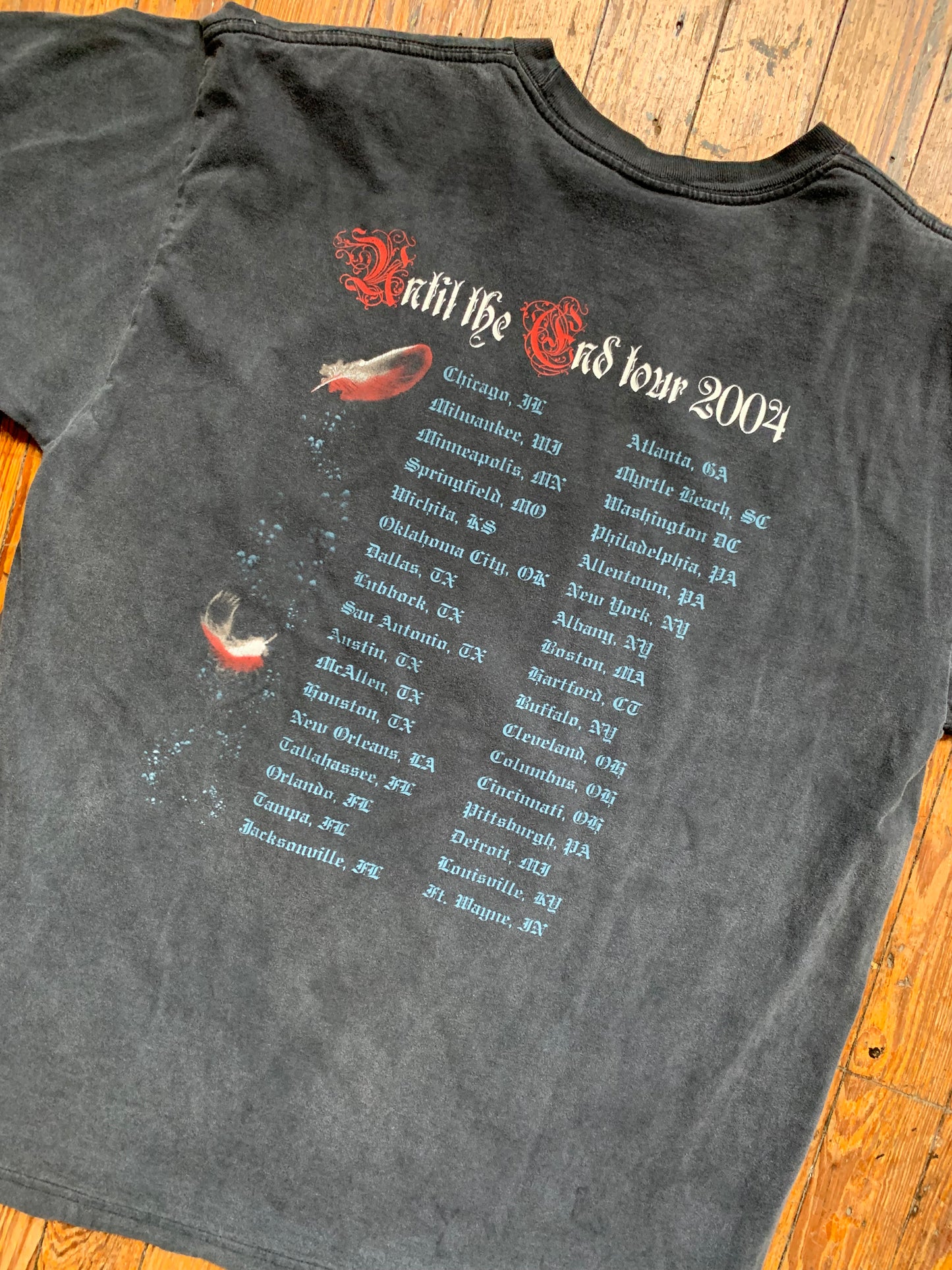 Kittie “Until the End” 2004 Tour Shirt