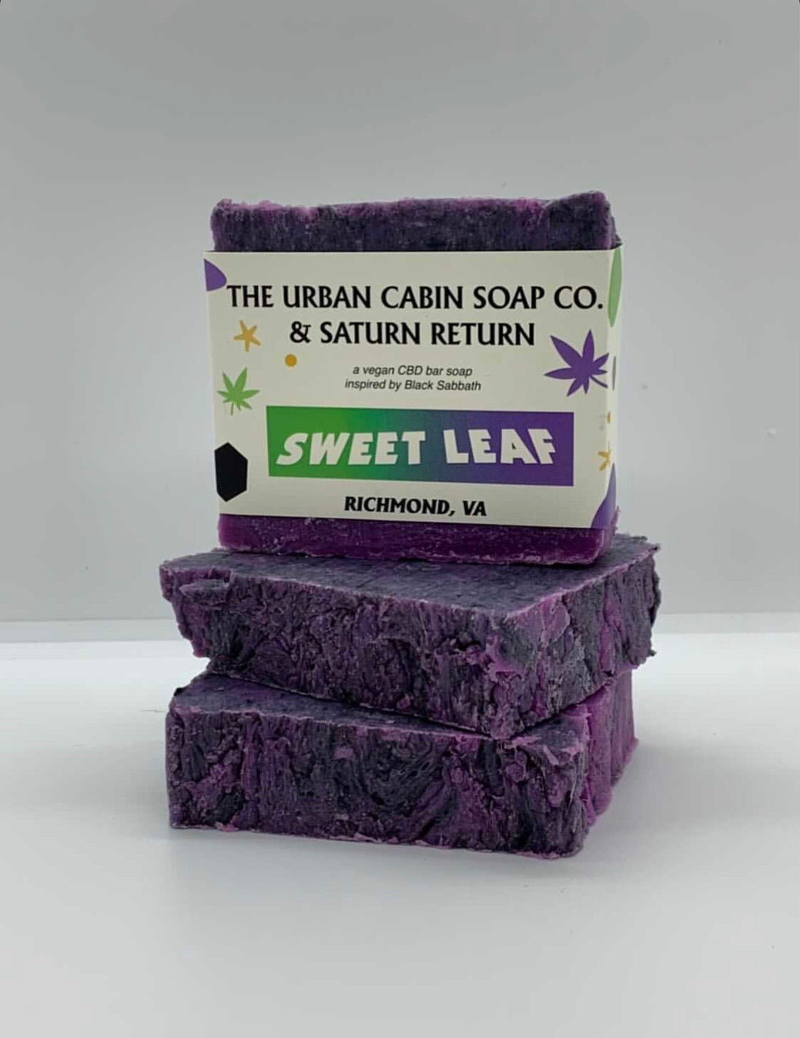 Urban Cabin x Saturn Return Exclusive Sweet Leaf CBD Soap Bars