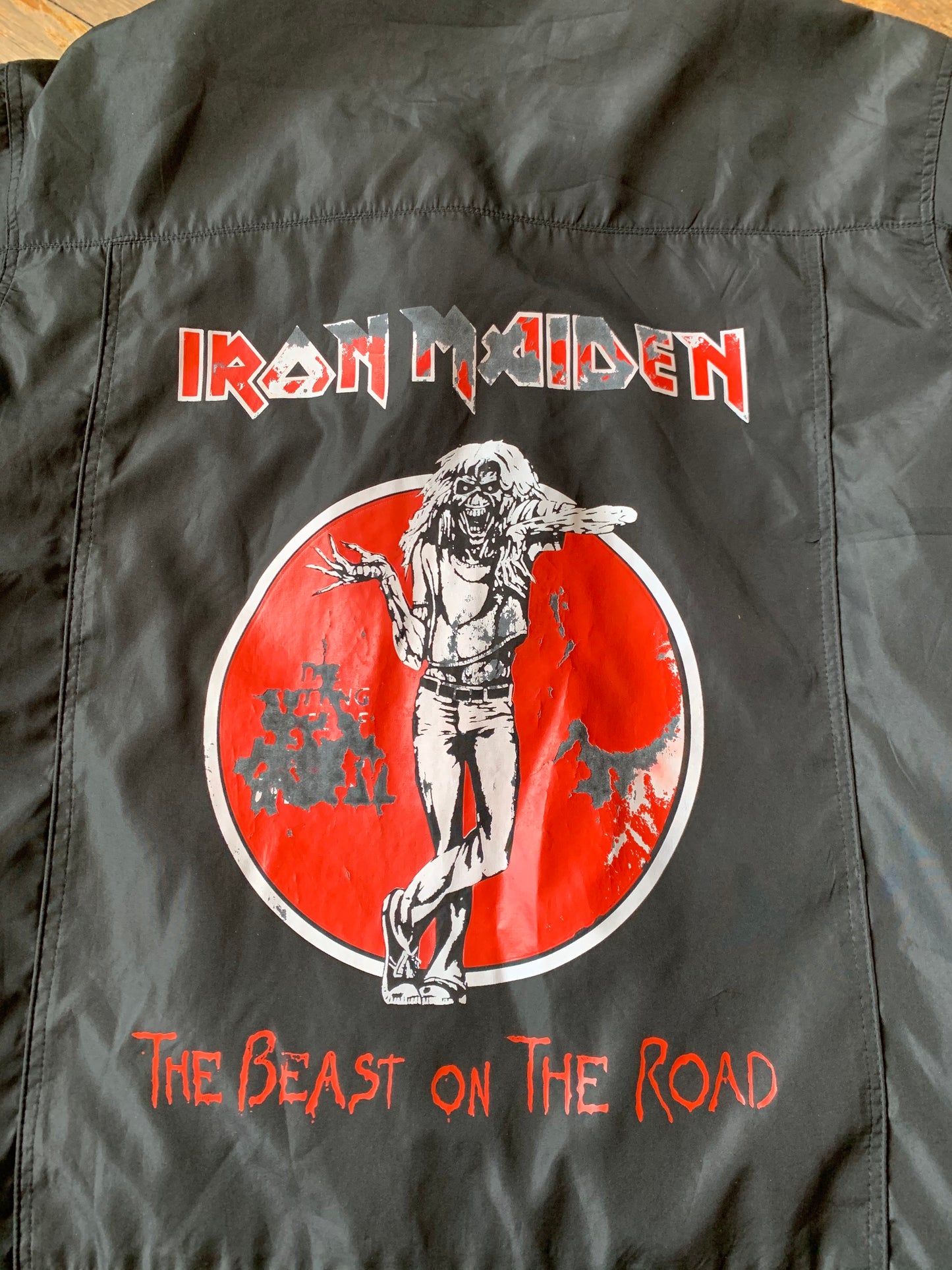 Vintage Iron Maiden The Beast On The Road Tour Jacket
