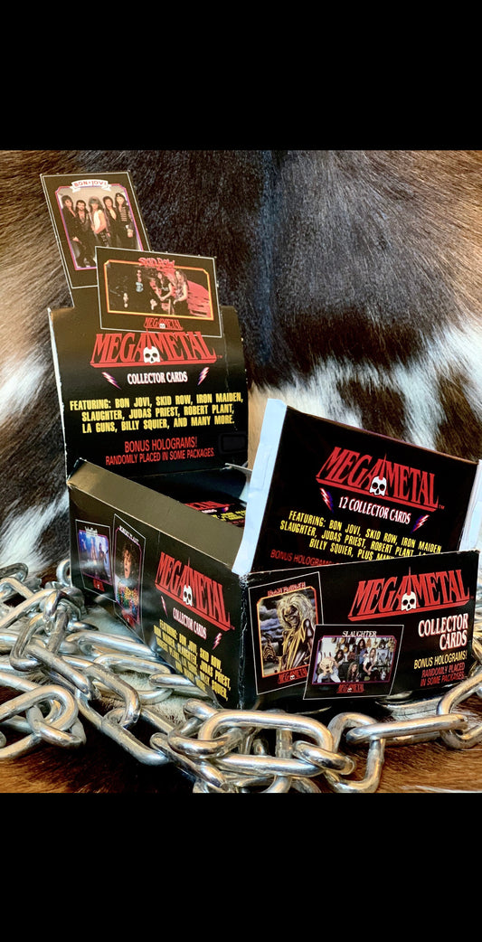 Vintage 1991 Mega Metal Heavy Metal Collector Cards