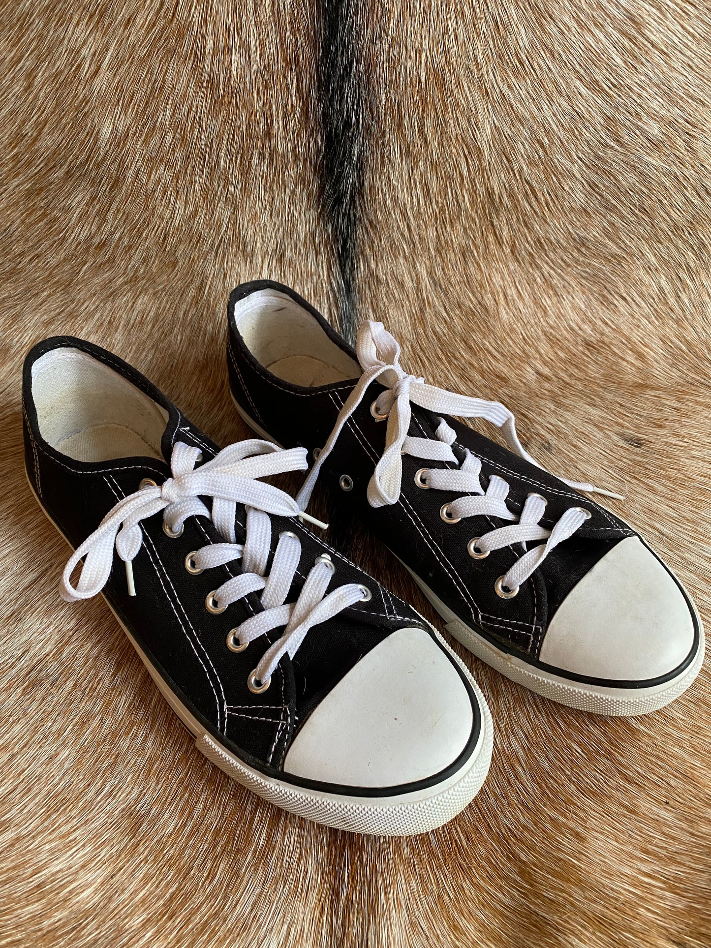 Classic Black & White Converse Low Top Sneakers
