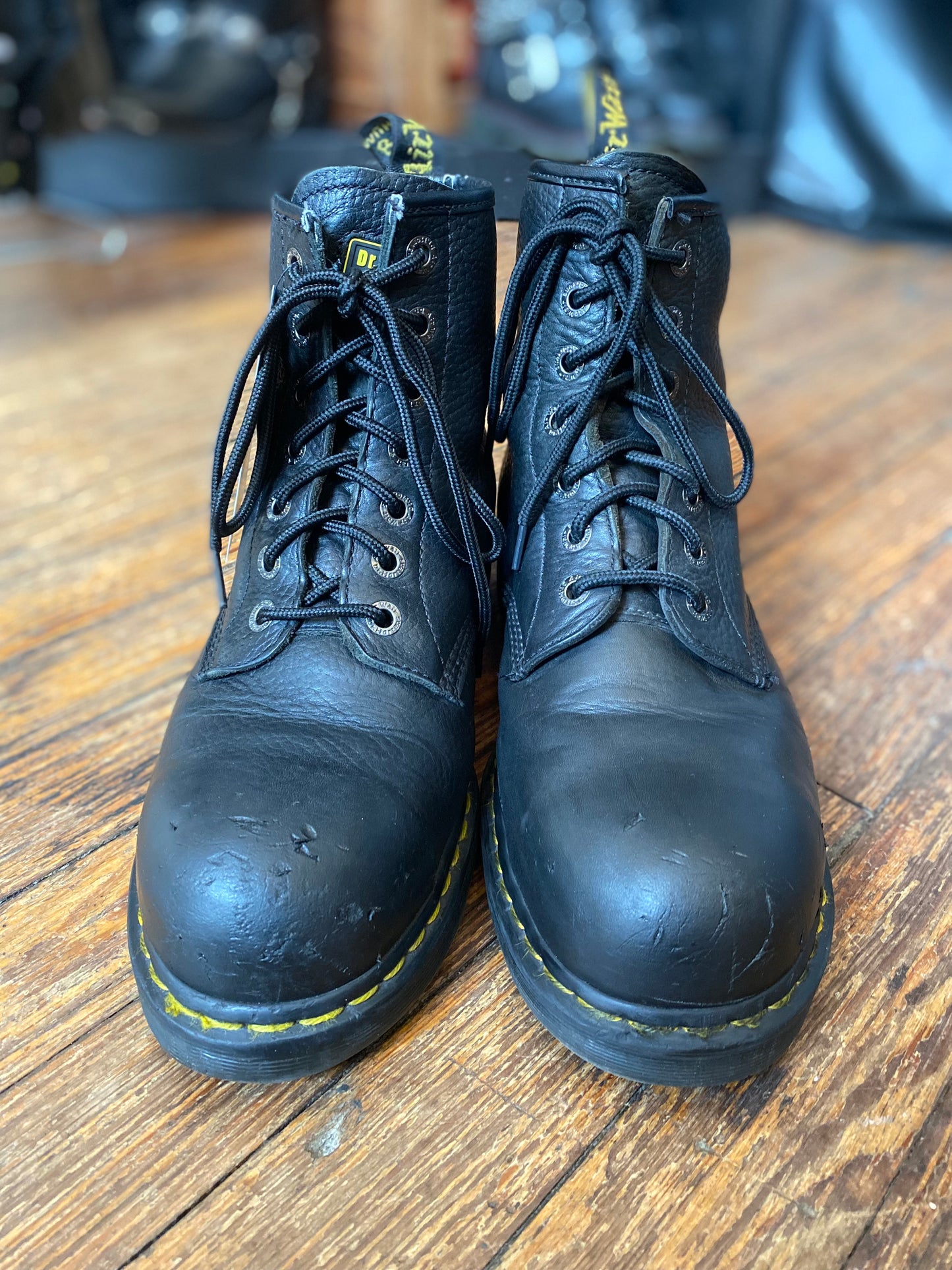 Dr. Martens Icon 7B10 Leather Steel Toe Work Boots