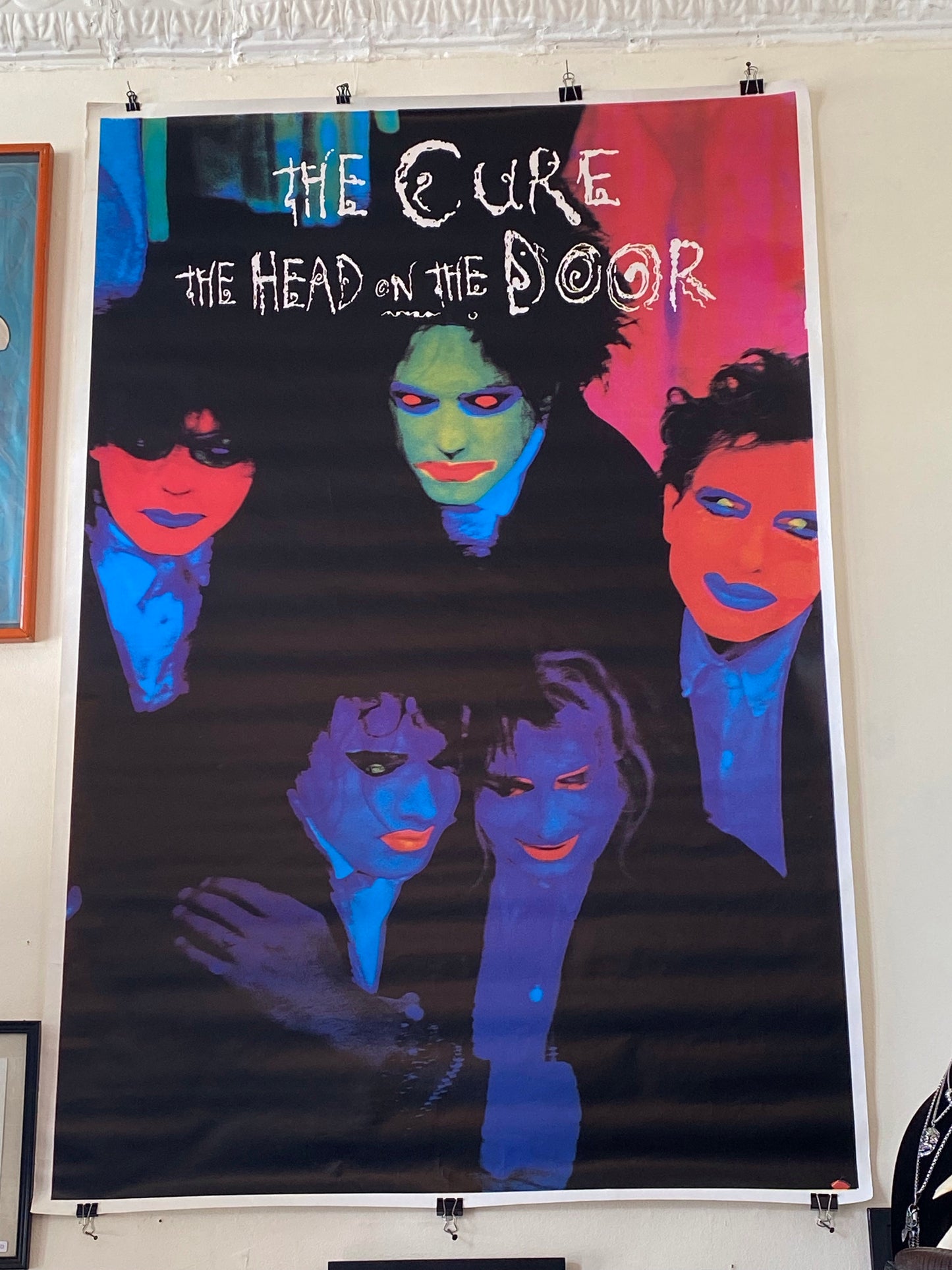 80’s The Cure “The Head on the Door” XL Album Poster