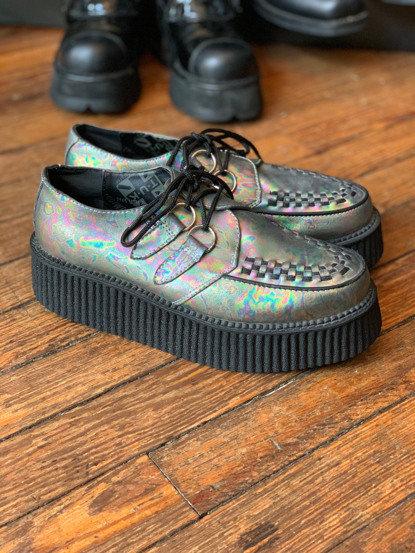 TUK Oil Slick Holographic Creepers