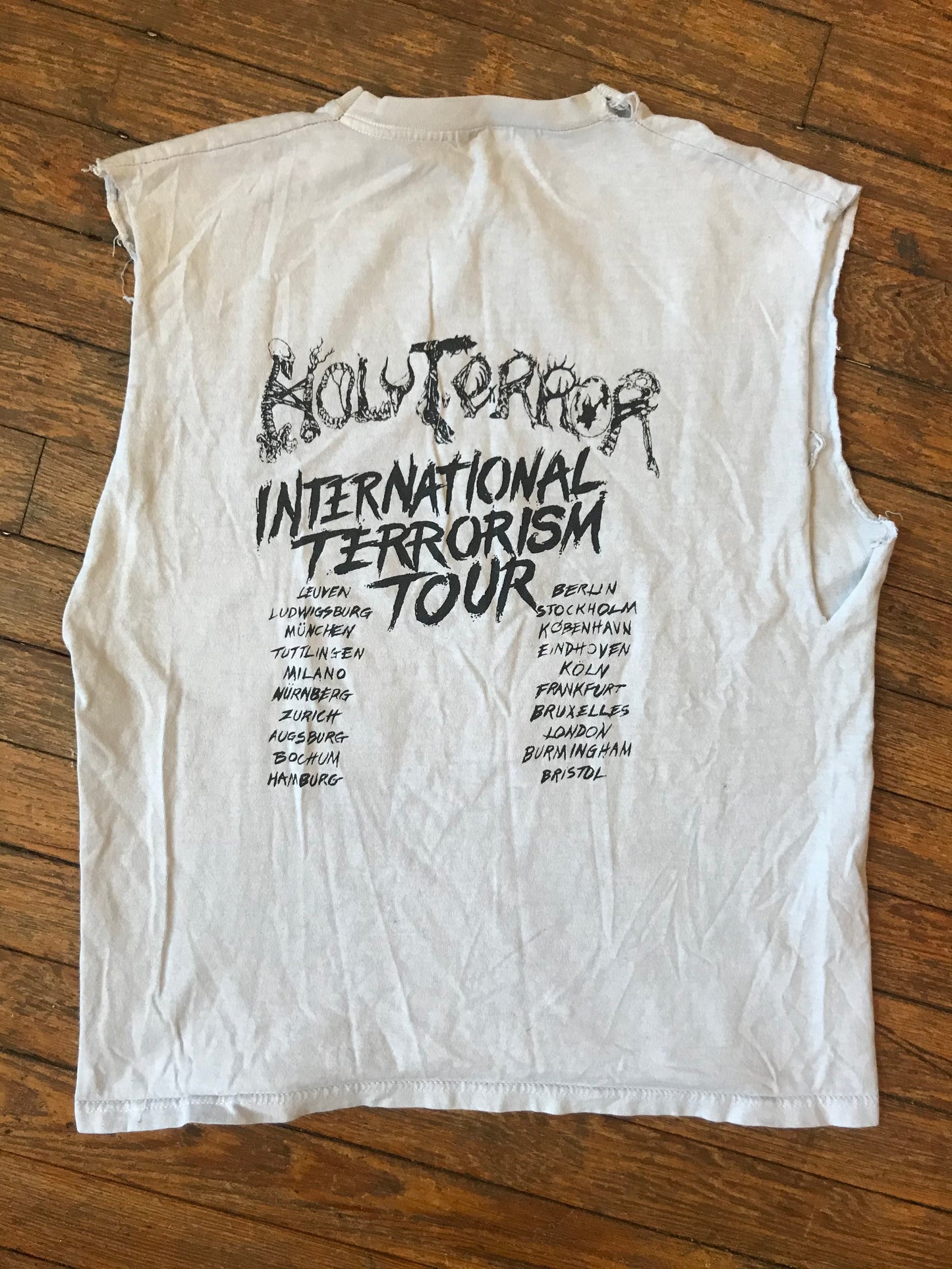 Holy Terror Bootleg Tour Shirt