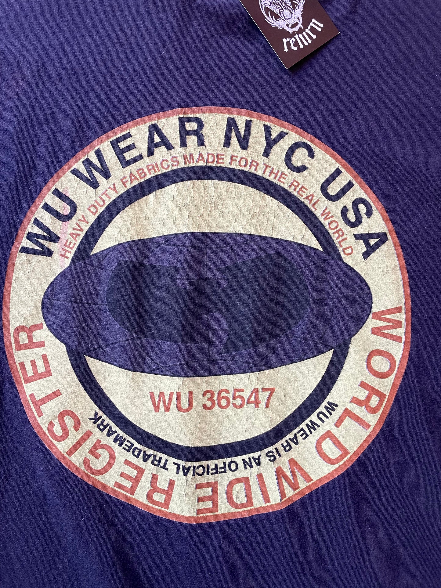 Vintage Wu Wear NYC USA Wu-Tang T-Shirt