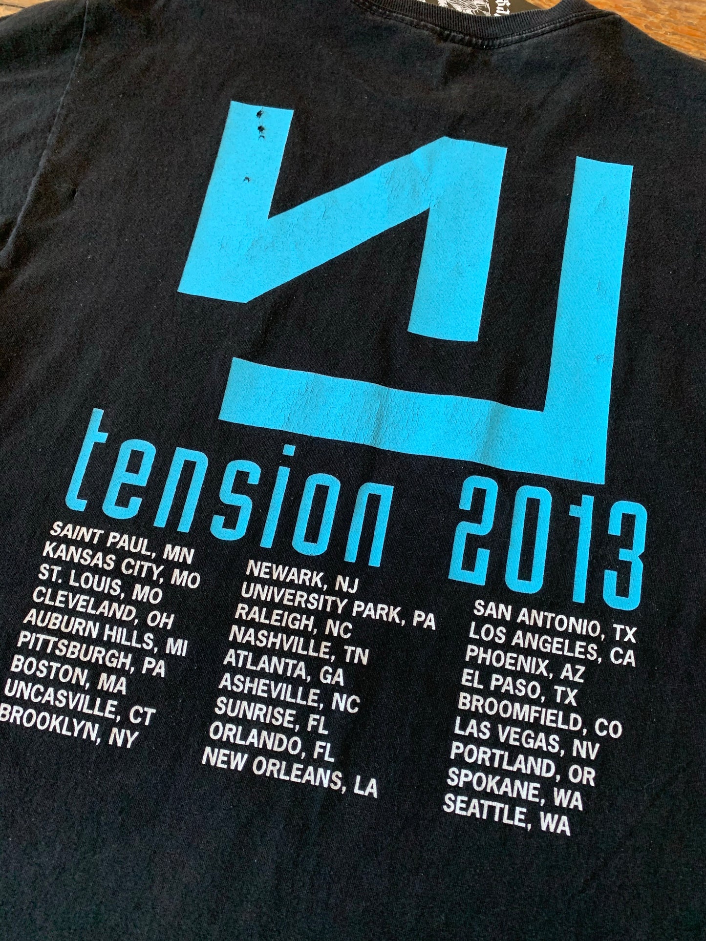 2013 Nine Inch Nails Tension Tour T-Shirt