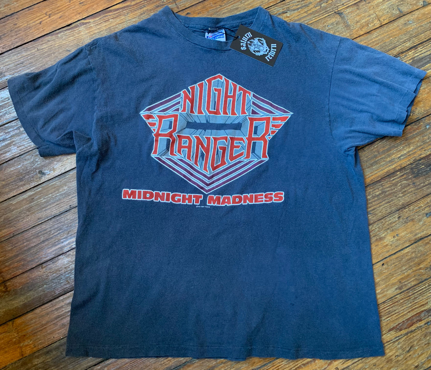 Vintage 1984 Night Ranger Midnight Ranger Tour T-Shirt