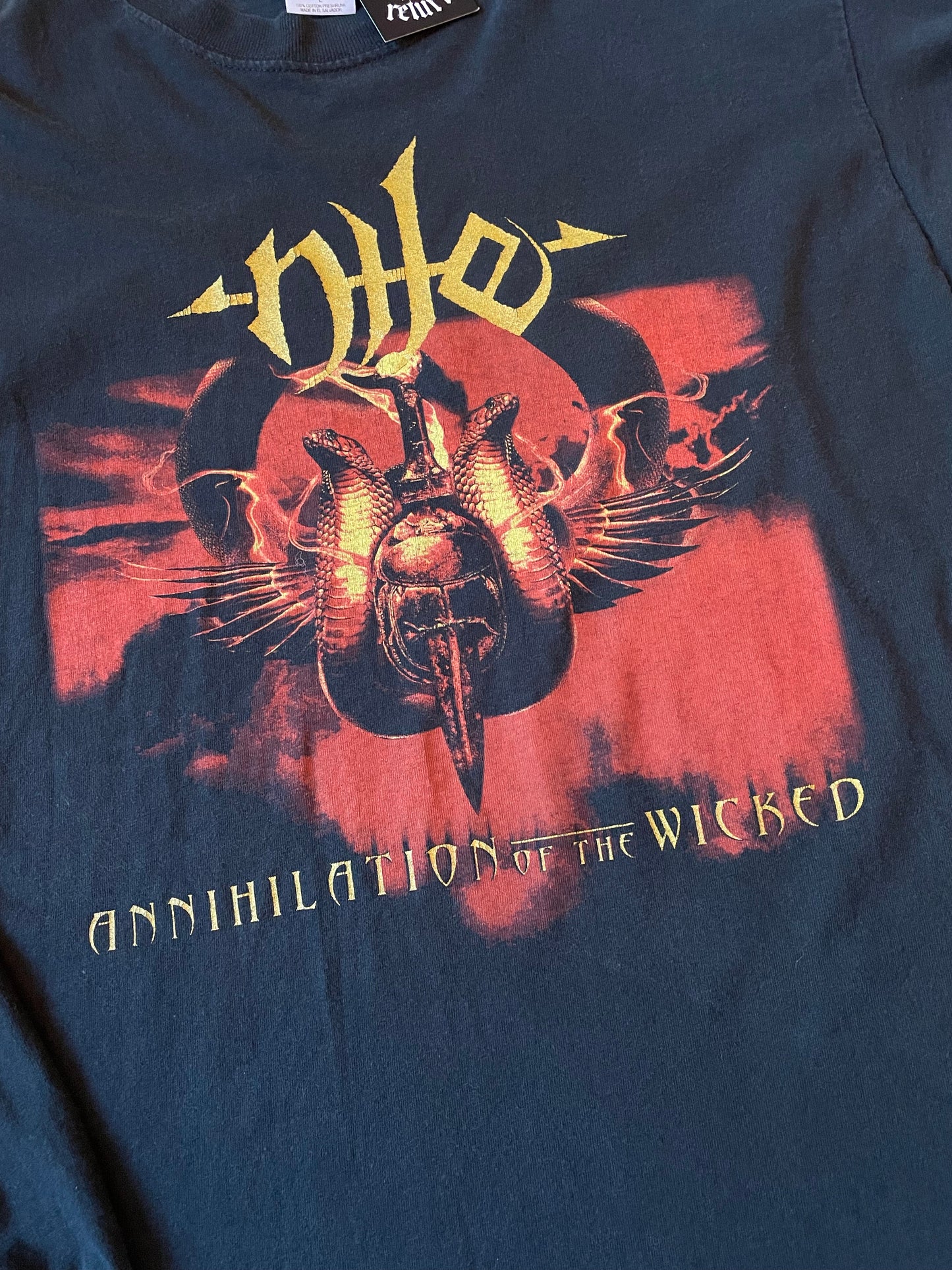 2005 Nile Annihilation Of The Wicked Tour Long Sleeve T-Shirt