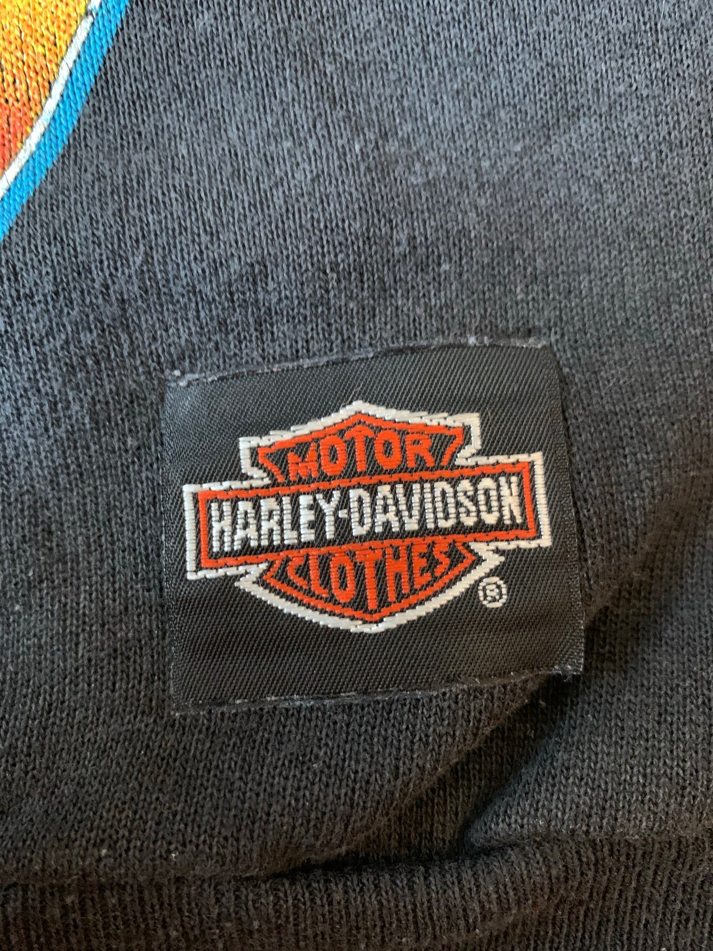 Vintage 1990 Harley-Davidson Built Tough Sweatshirt