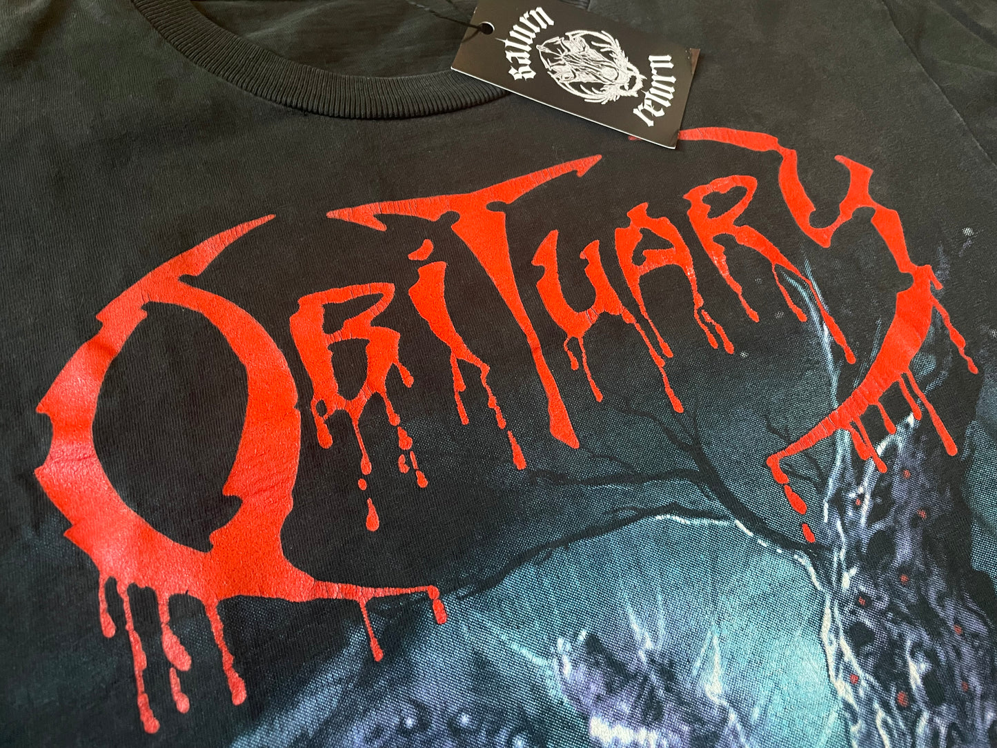 Vintage 90’s Obituary Cause of Death T-Shirt