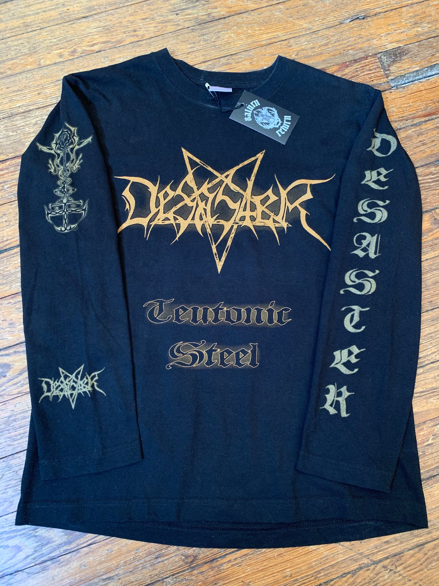 Vintage Desaster Teutonic Steel Hellfire’s Dominion Long Sleeve T-Shirt