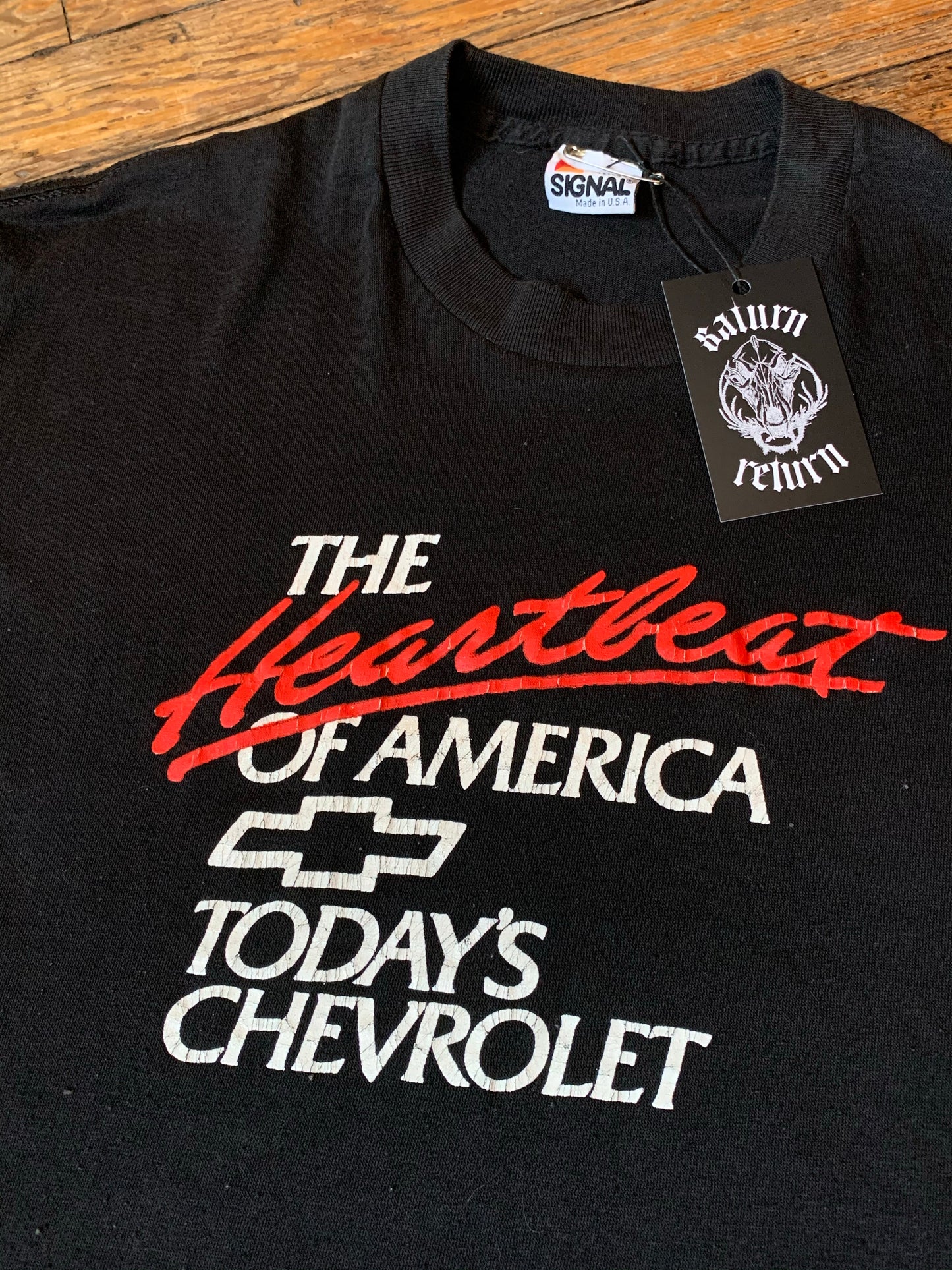 Vintage 80’s Chevy Chevrolet The Heartbeat of America T-Shirt