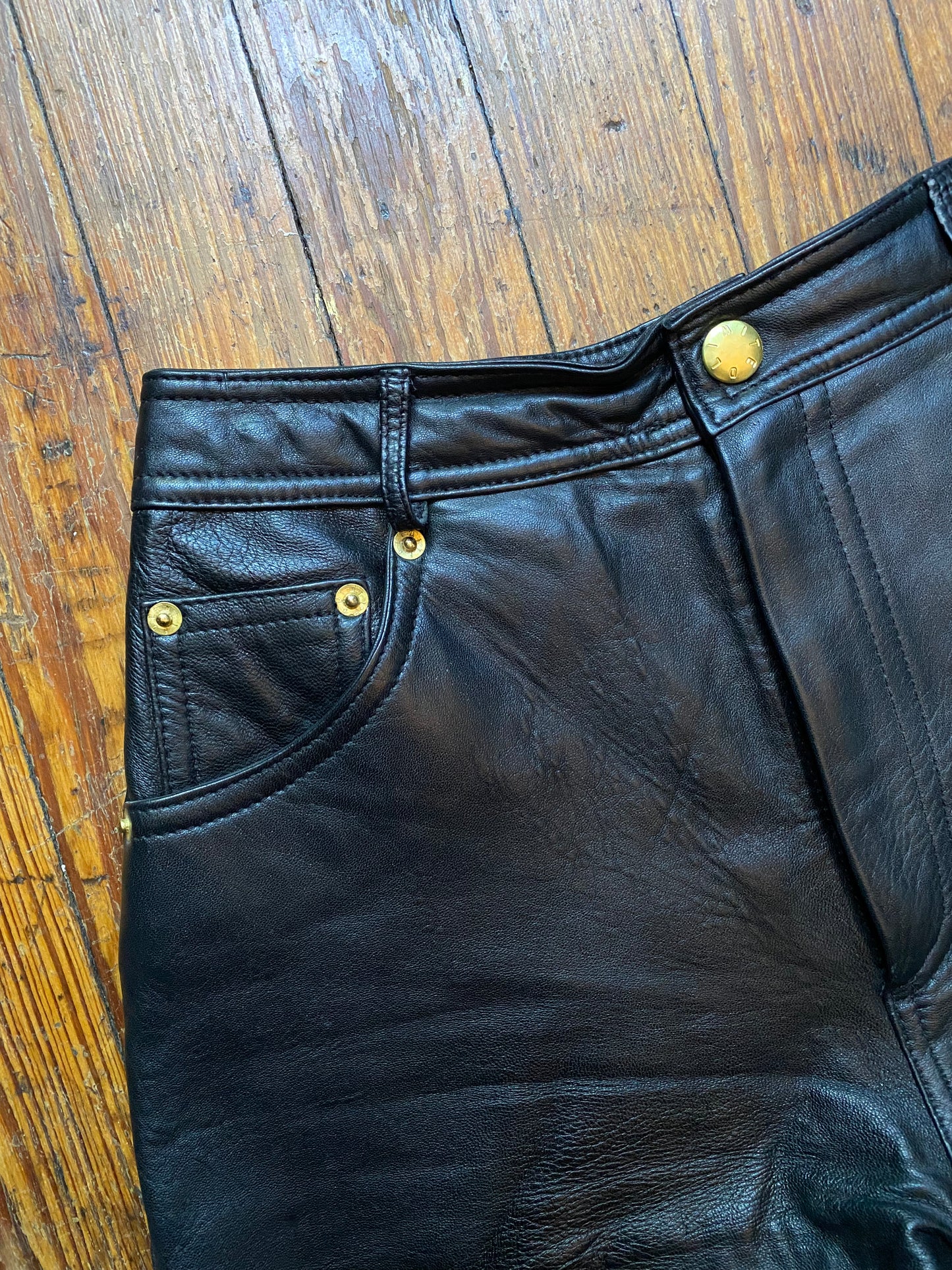 The Limited Lil Leather Booty Shorts