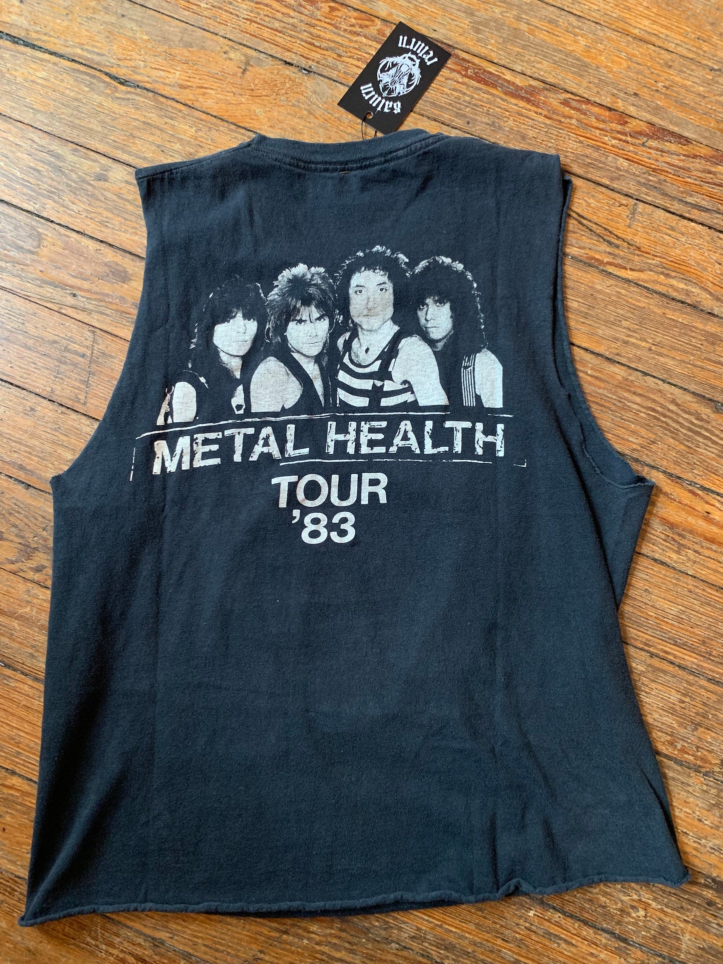 Vintage 1983 Quiet Riot Metal Health Tour Sleeveless T-Shirt