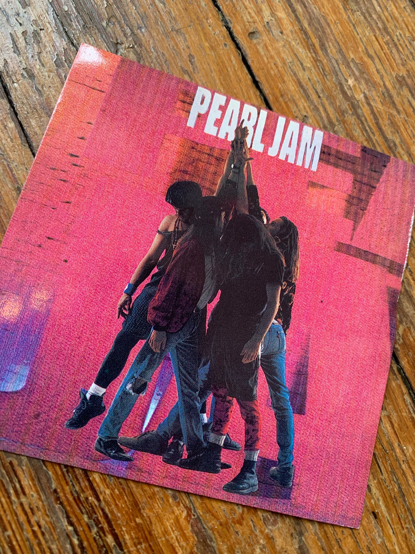 Vintage Deadstock 1991 Pearl Jam Ten Album Cover Sticker