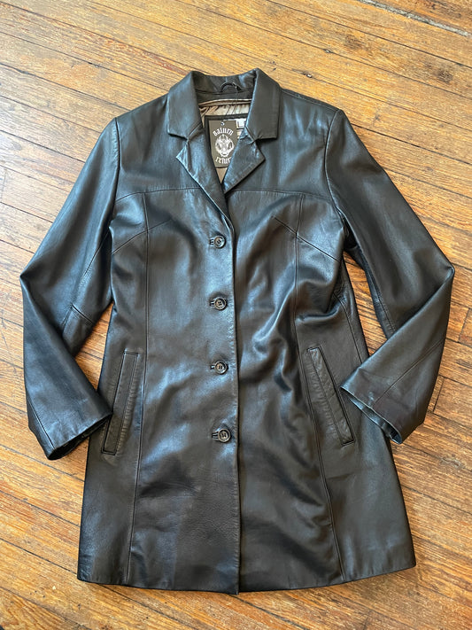 Y2K Wilson’s Pelle Studio Leather Mid-Length Leather Jacket