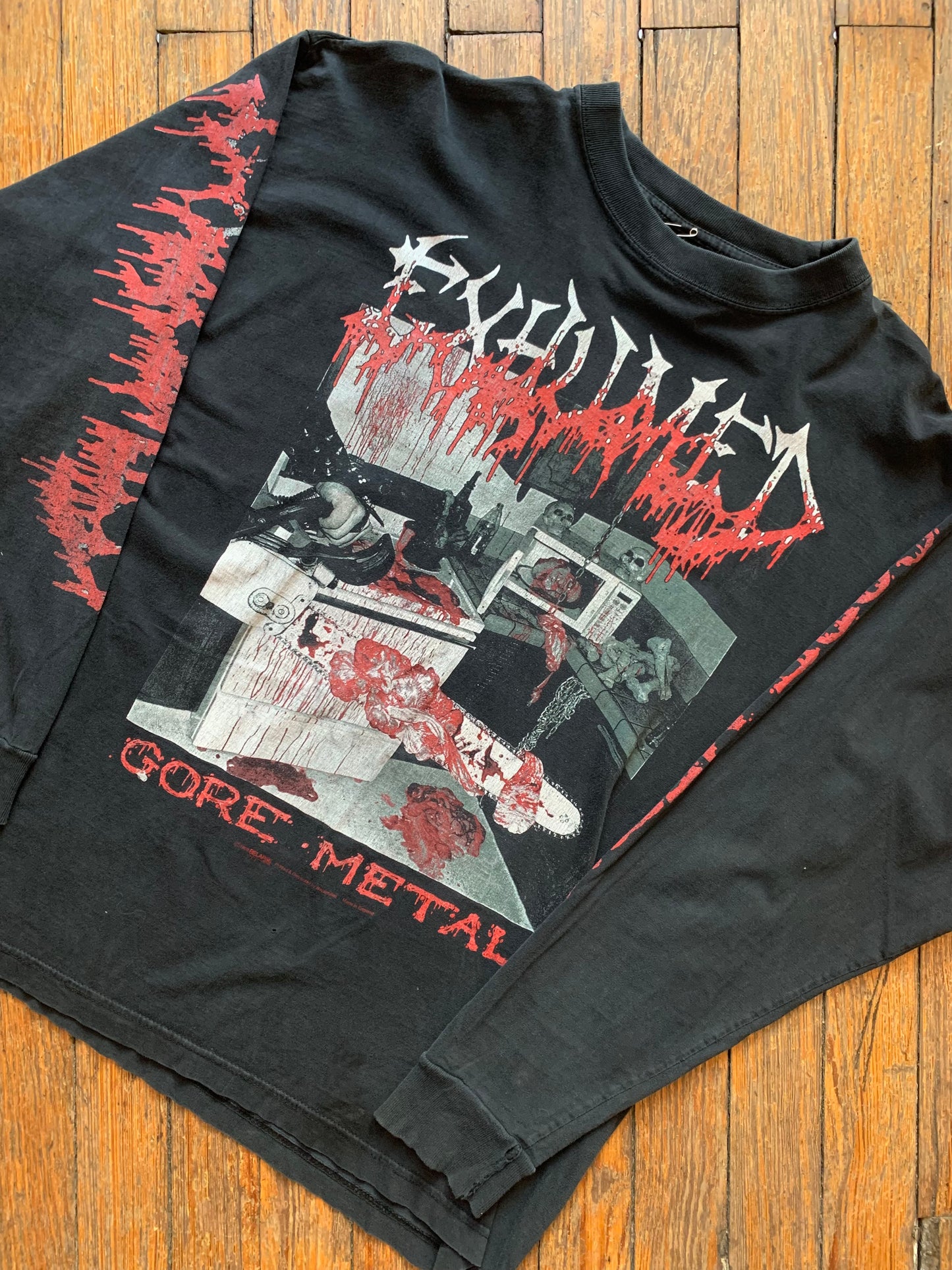 1999 Exhumed Gore Metal Long Sleeve T-Shirt