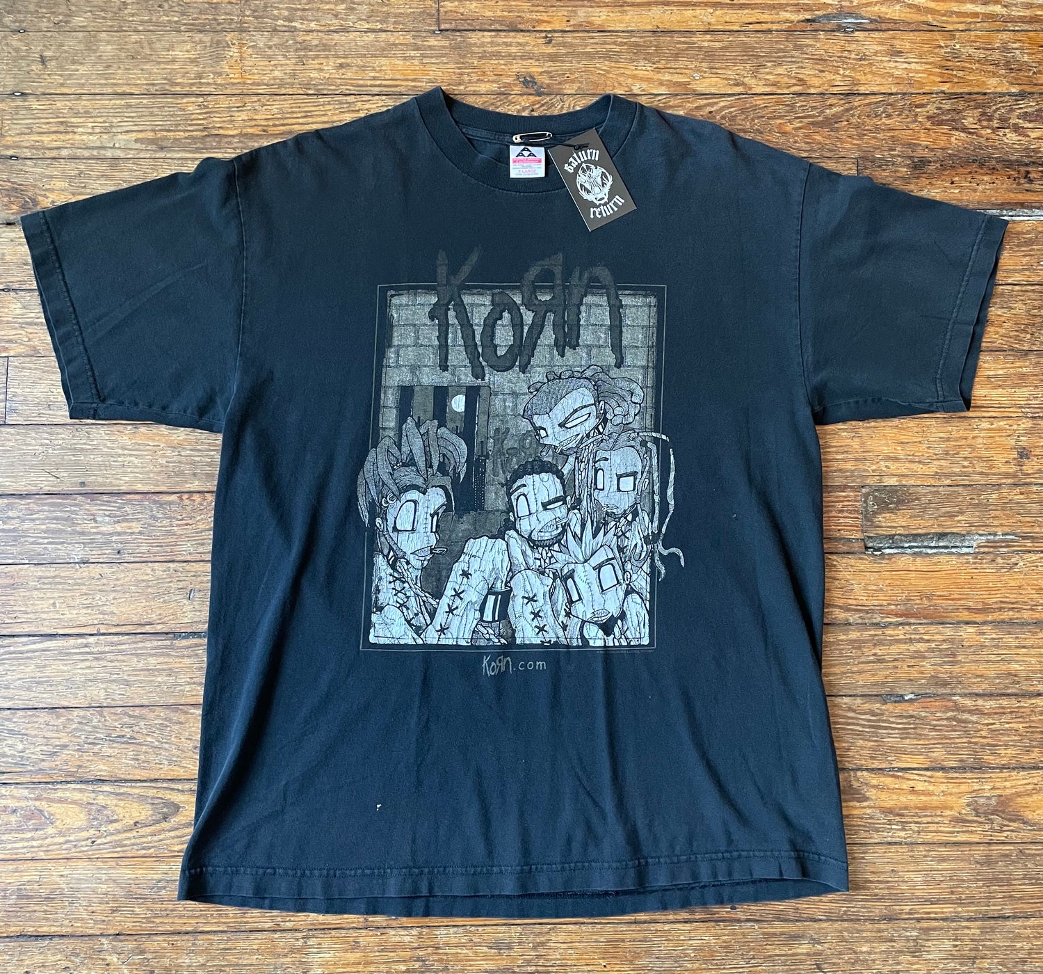Vintage 2000 Korn Sick & Twisted Tour T-Shirt
