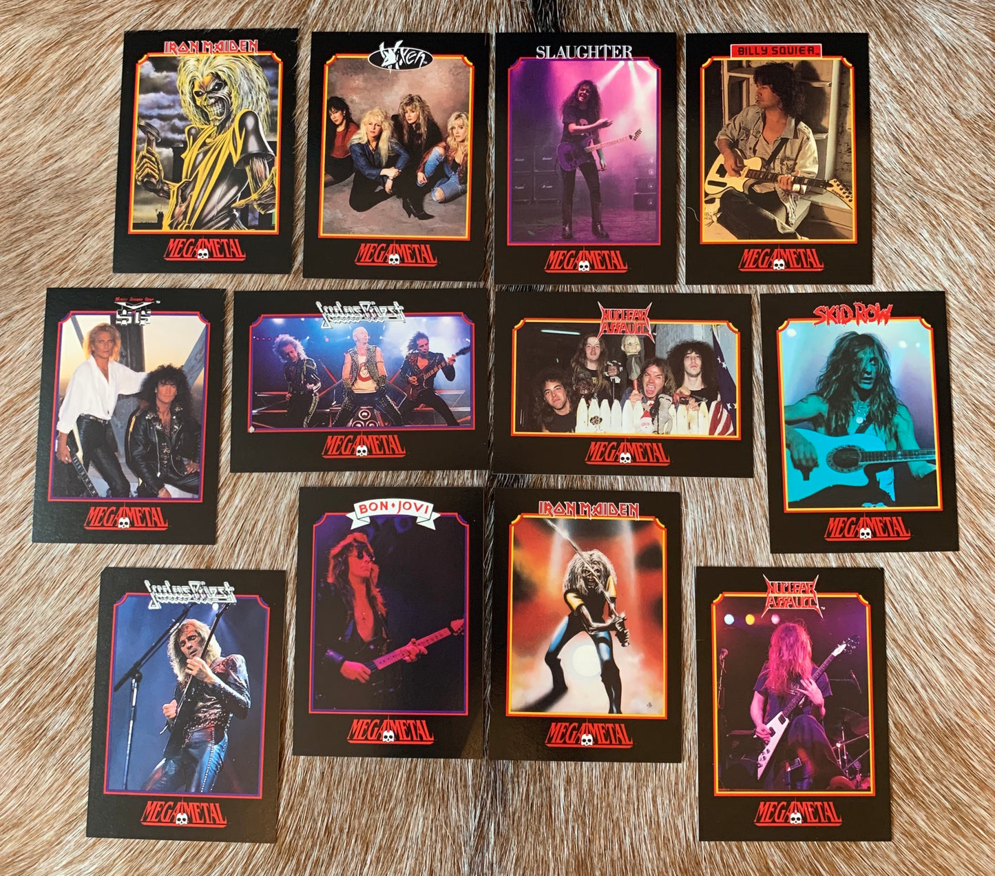 Vintage 1991 Mega Metal Heavy Metal Collector Cards