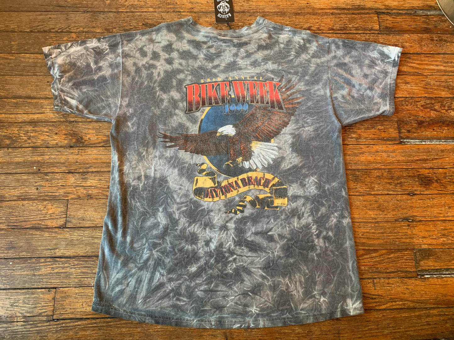 Vintage 1999 Daytona Bike Week Tie Dye T-Shirt